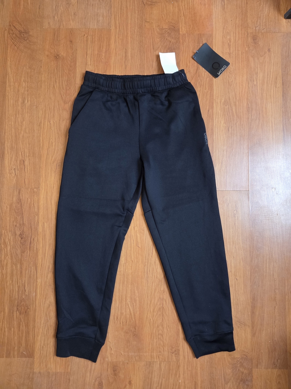 Boy's Black Jogger Sweatpants